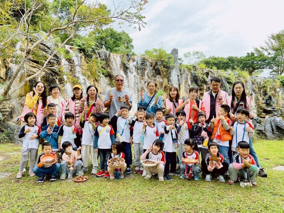東華附小幼兒園生態探索學習之旅  美侖自然祕境洋溢著驚呼聲歡笑聲 