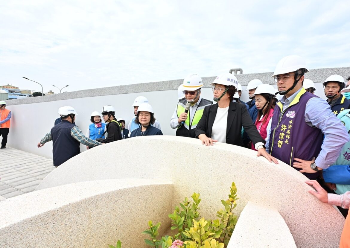 王惠美視察和美鎮污水下水道工程  盼完工後提升居住品質