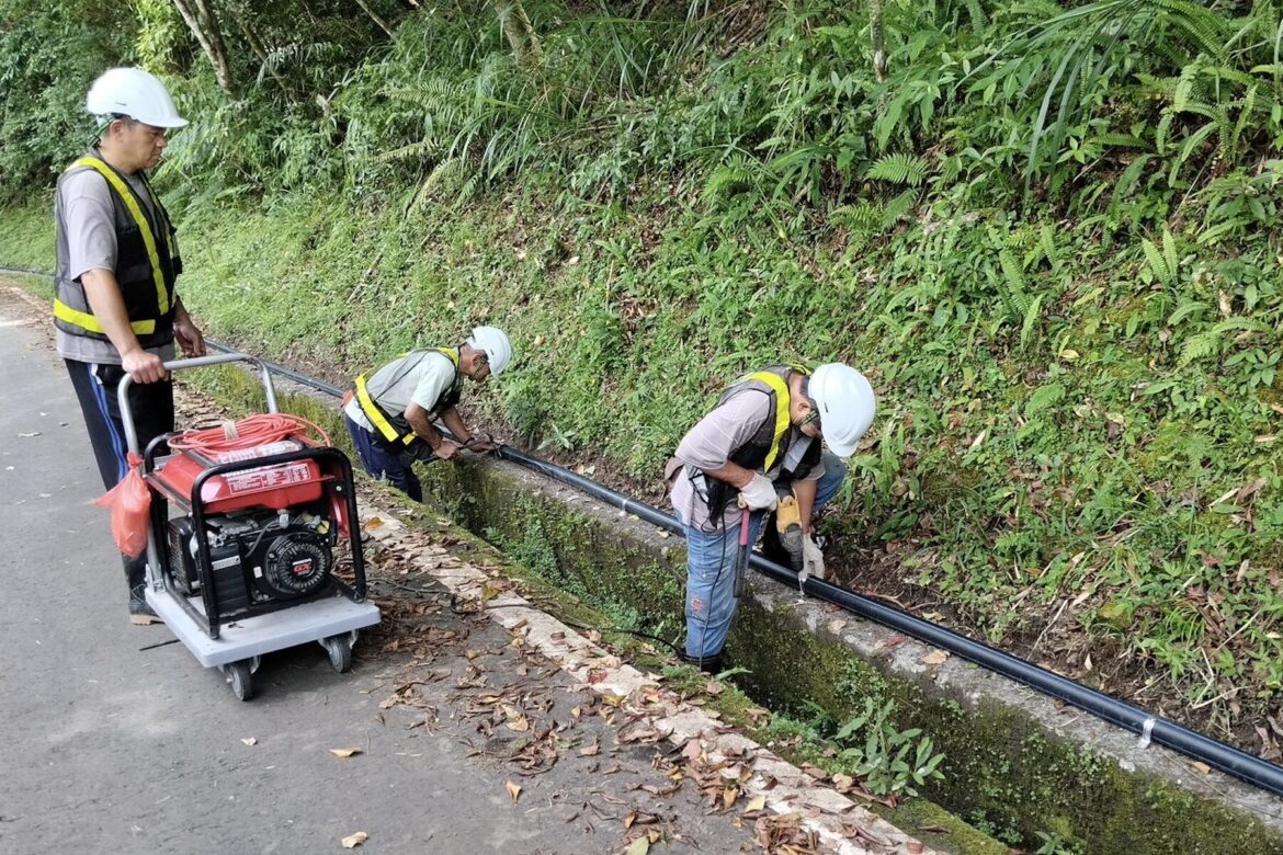 告別枯水期供水不穩！新北水利局投入 570 萬     完成烏來忠治、福山里供水改善