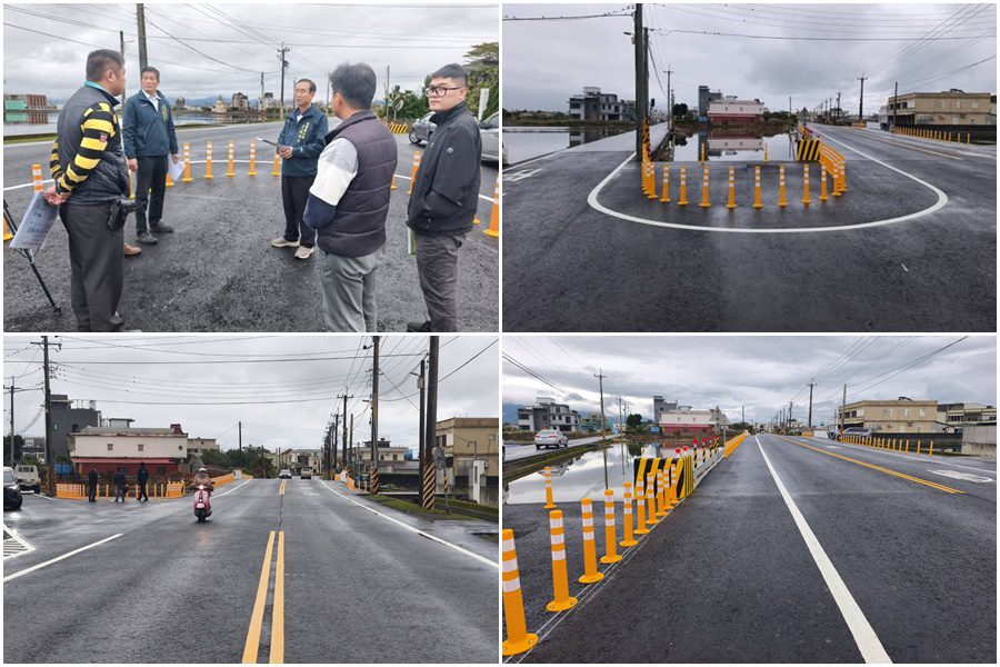 整平道路迎馬年 壯圍斥資3223萬改善大福路面及路側農水路