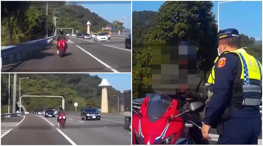 影音/機車誤闖國5 騎士吃罰單