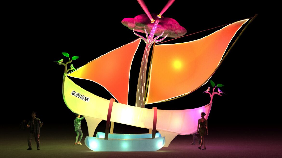「世界航道」大帆船領航　嘉義優鮮燈區閃耀2026台灣燈會