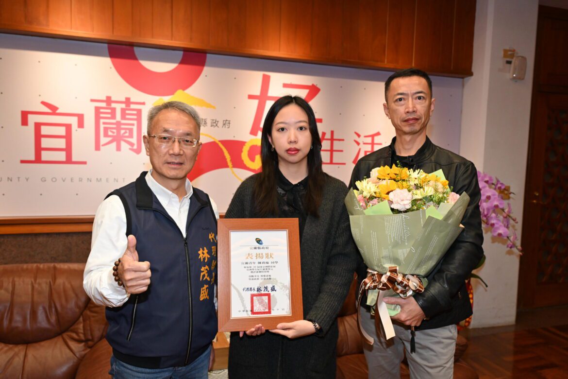 榮獲38屆東京國際影展評審團特別獎  陳莉璇獲代理縣長接見表揚