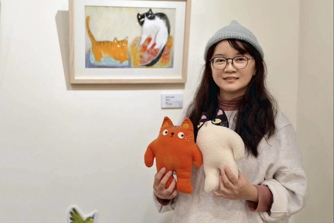 葉脈裡的插畫美學！葉曼玲、葉毓勻雙個展新莊開跑     看繪本如何變身「紙芝居」