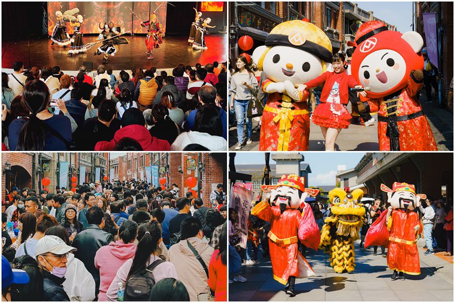 大年初四接神日　福利熊與大全熊現身傳藝萌翻全場