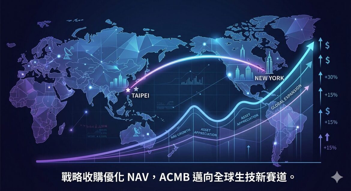 美股ACMB 宣布收購植物藥專利　打造生技核心資產推動成長