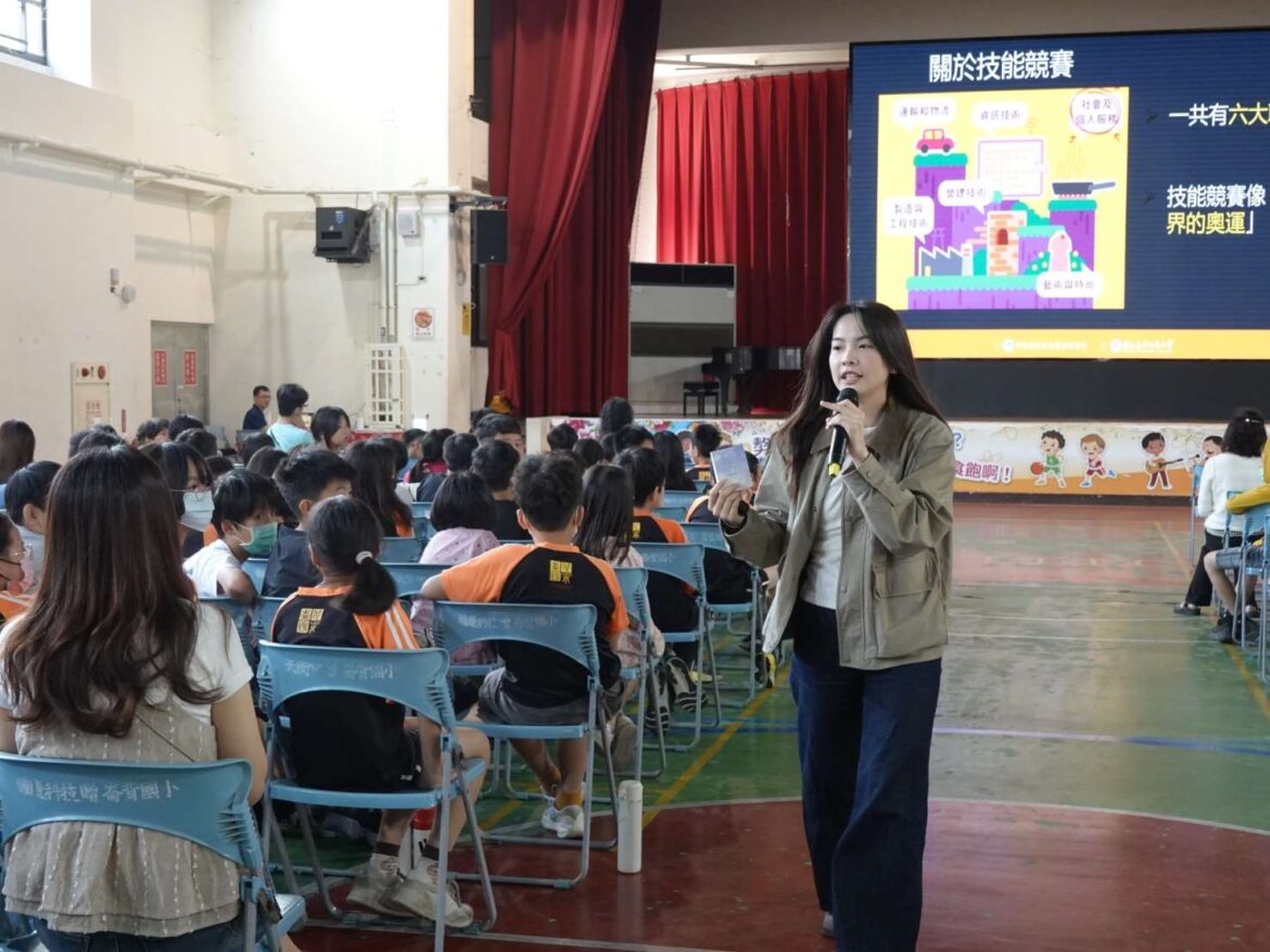 從逆境中發光　賴欣儀用生命故事感動雲林學子