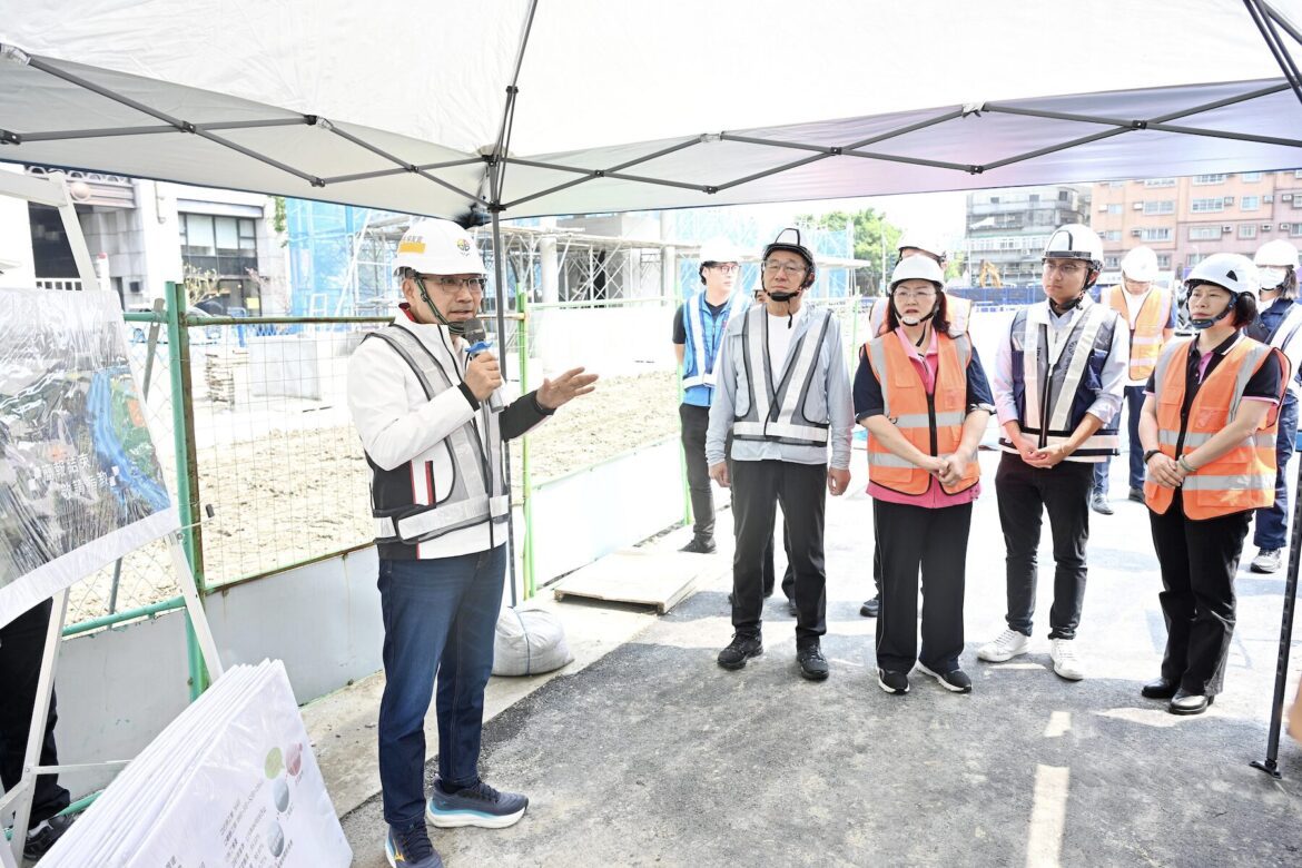 侯友宜視察永平國小地下停車場     力拚 12 月啟用解停車荒