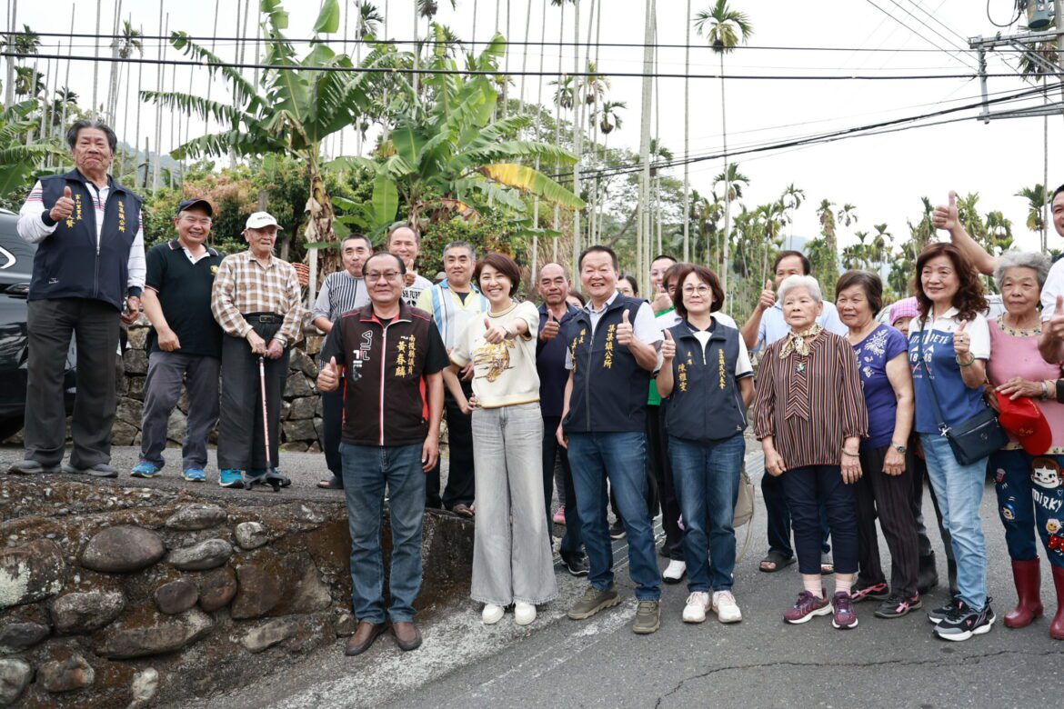 告別 50 年老舊箱涵！許淑華現勘基層工程　拓寬竹山農路保障運輸安全