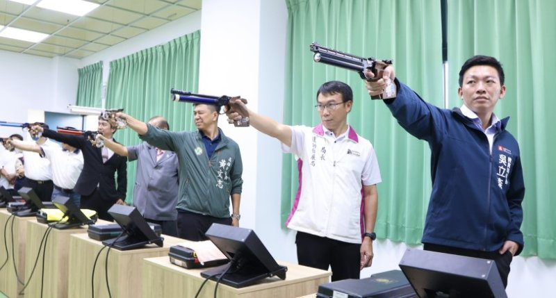 左營高中校園射擊電子靶教室啟用   南台灣首座射擊訓練中心正式揭牌