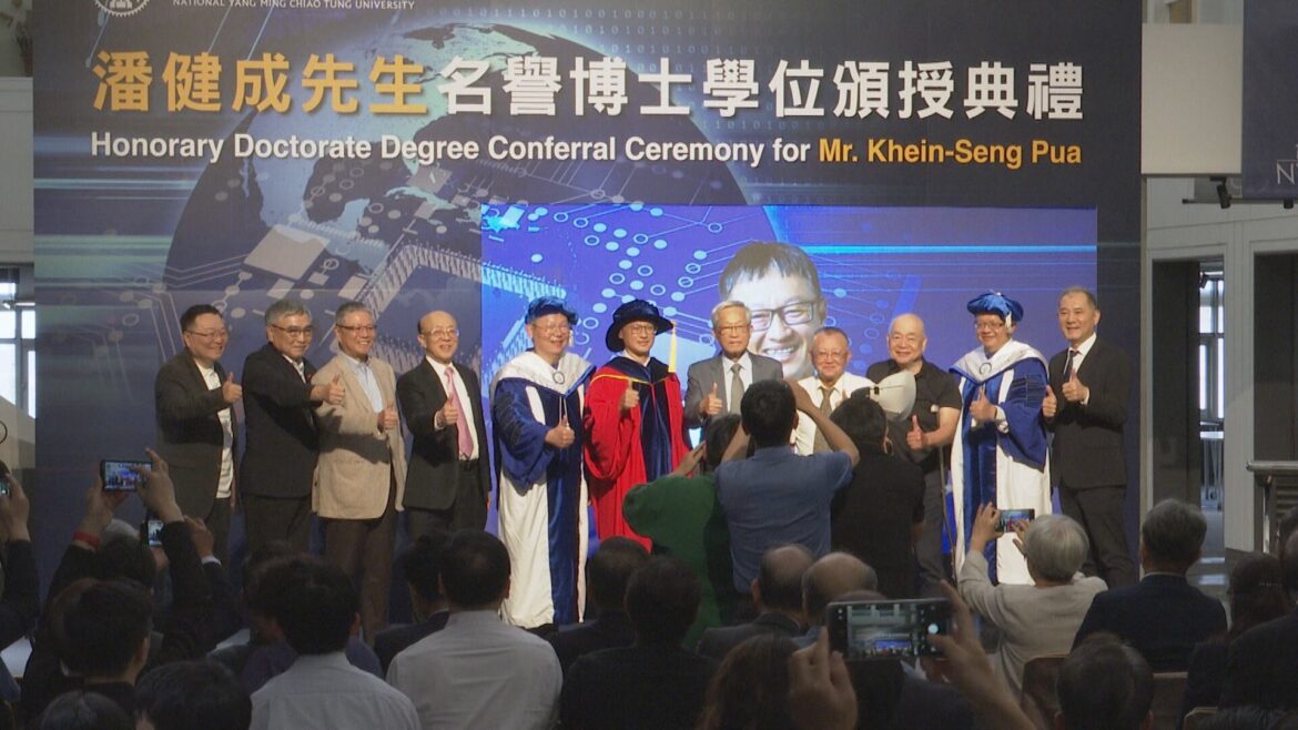 群聯創辦人潘健成  獲頒陽明交大名譽博士
