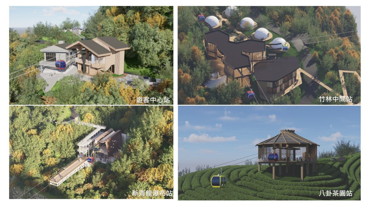 串聯茶園與瀑布！南投打造「太極美地」低碳景區 四大纜車站亮點曝光