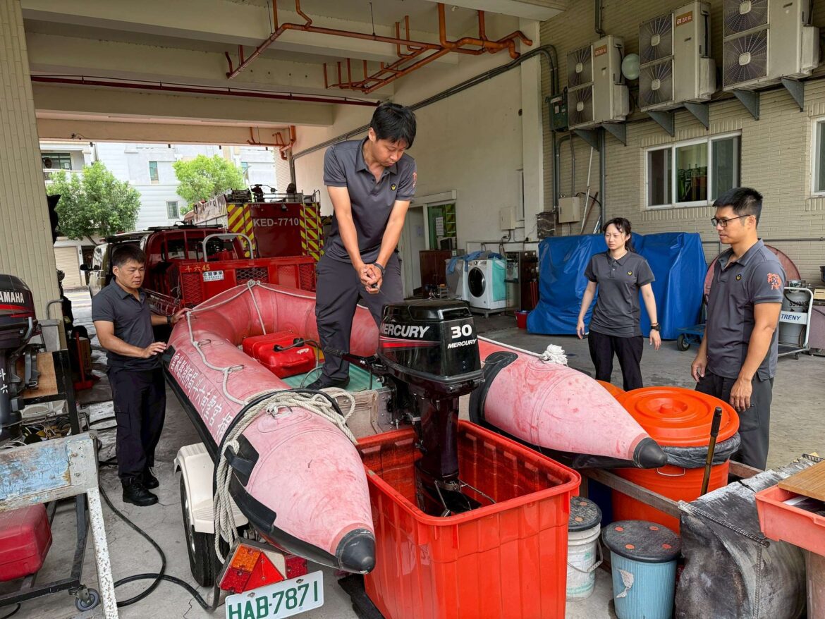 梅雨鋒面與西南氣流夾擊　雲林縣府全面完成水域救災整備應變