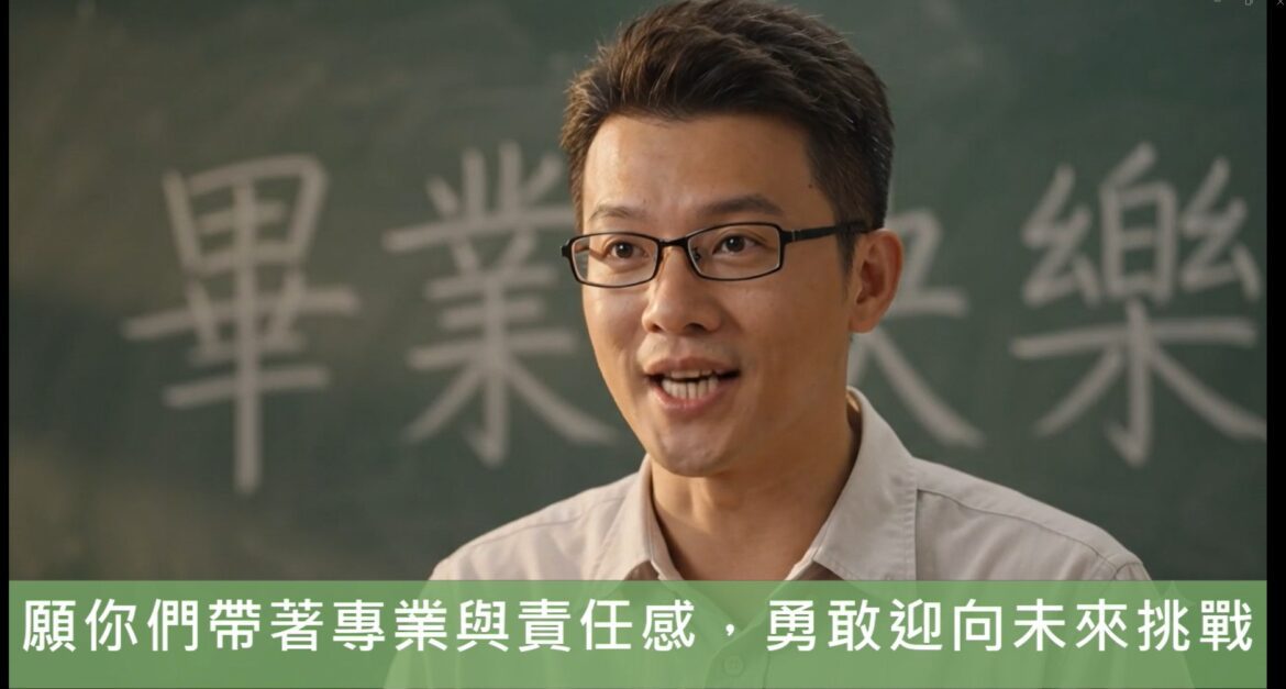 花蓮高工畢業典禮  以AI為翼航向未來