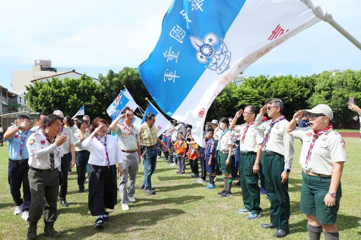 嘉義市校校有童軍成果豐碩　逾450名童軍齊聚童軍運動會展現「智仁勇」