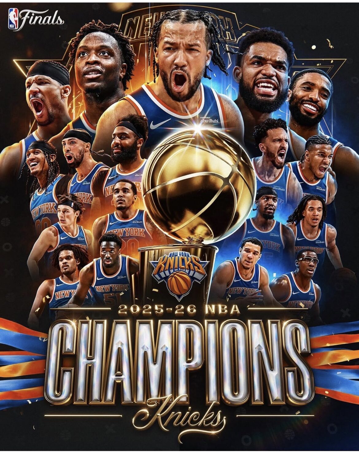 影/《NBA總冠軍》尼克末節逆襲睽違53年奪冠 Brunson封王戰爆砍45分奪FMVP!