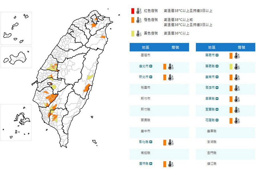 影音/0705各地晴朗炎熱 11縣市亮高溫燈號