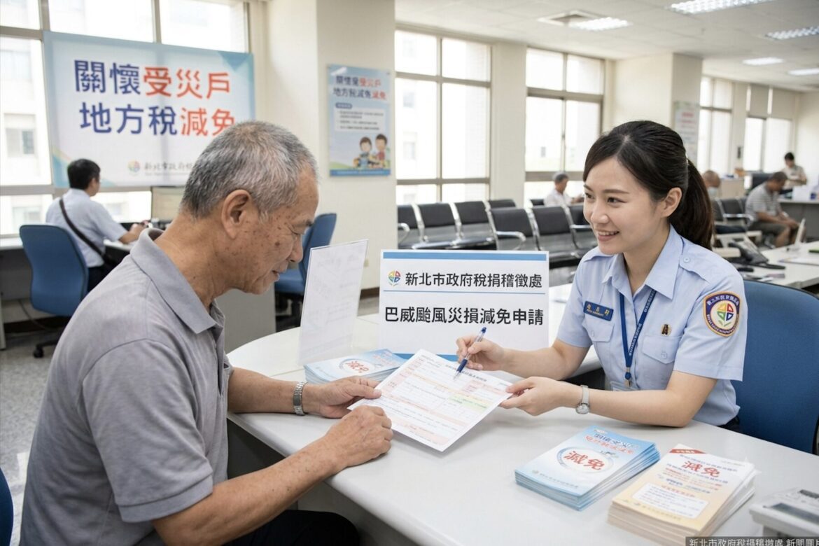 巴威颱風造成財產損失  新北市稅捐處提醒民眾可申請地方稅減免