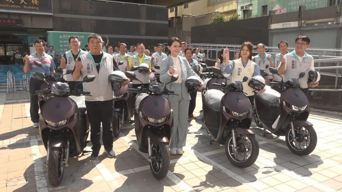 里長增添新裝備  竹市北區全面導入電動機車
