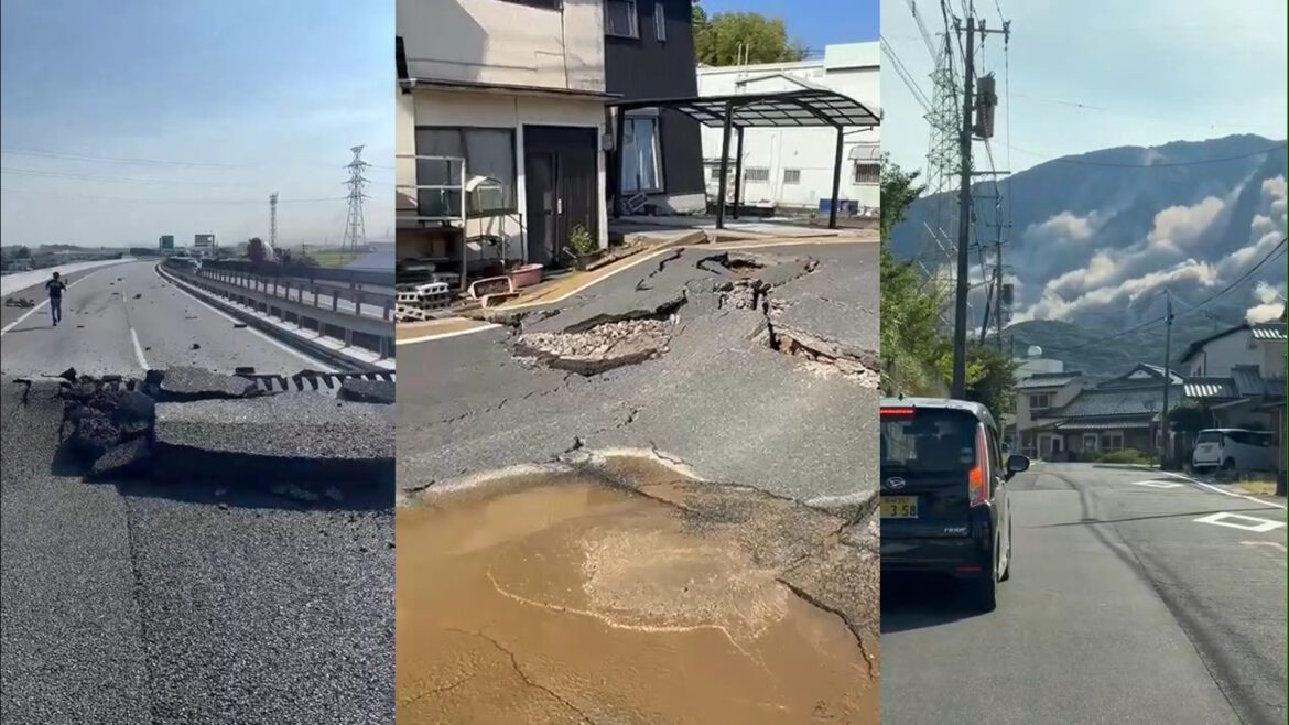 影音/熊本規模7.1強震 新幹線停駛、機場跑道關閉